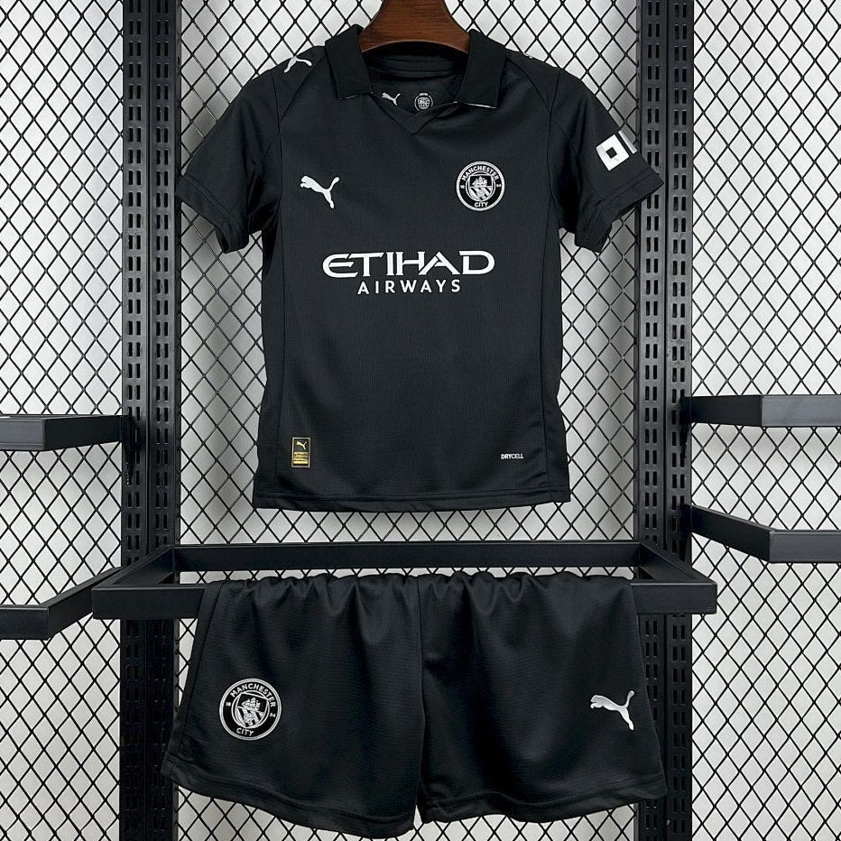 Manchester City 2025/26 Kids Away Kit