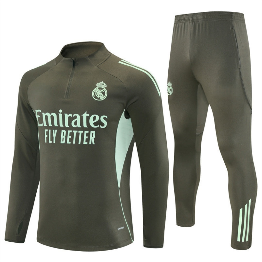 Real Madrid 2025/26 Green Special Tracksuit