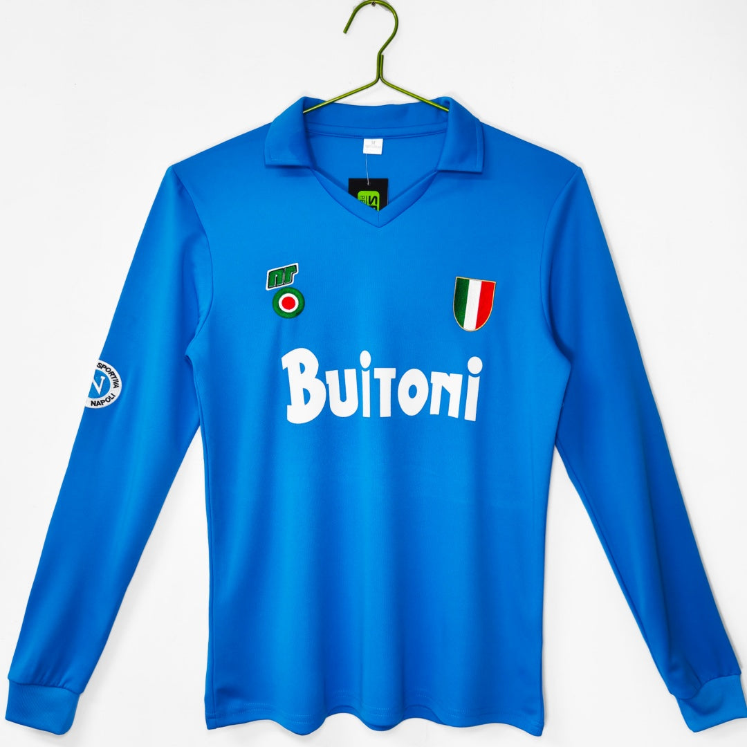 Napoli 1987/88 Home Retro Long Sleeve Jersey