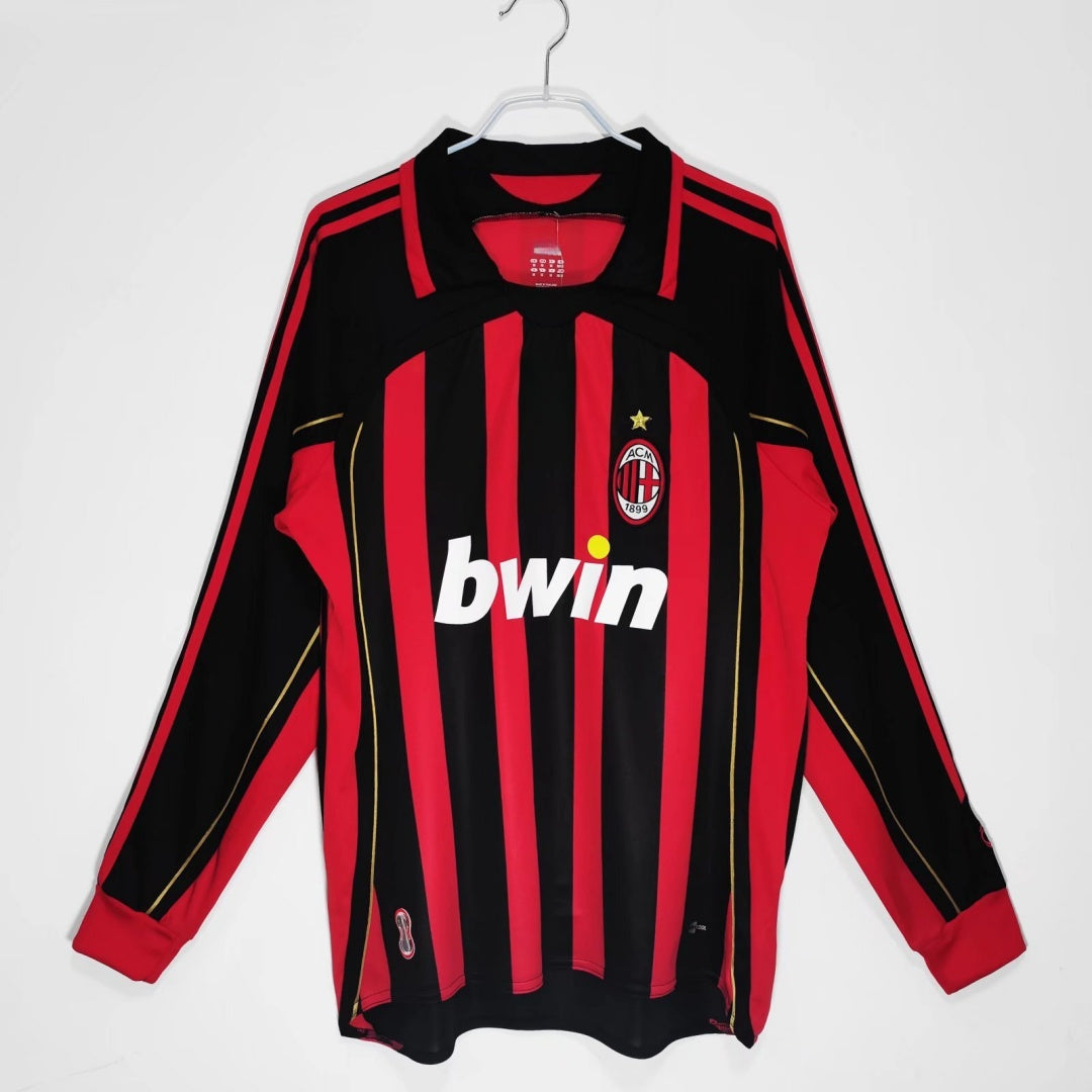 AC Milan 2006/07 Home Retro Long Sleeve Jersey