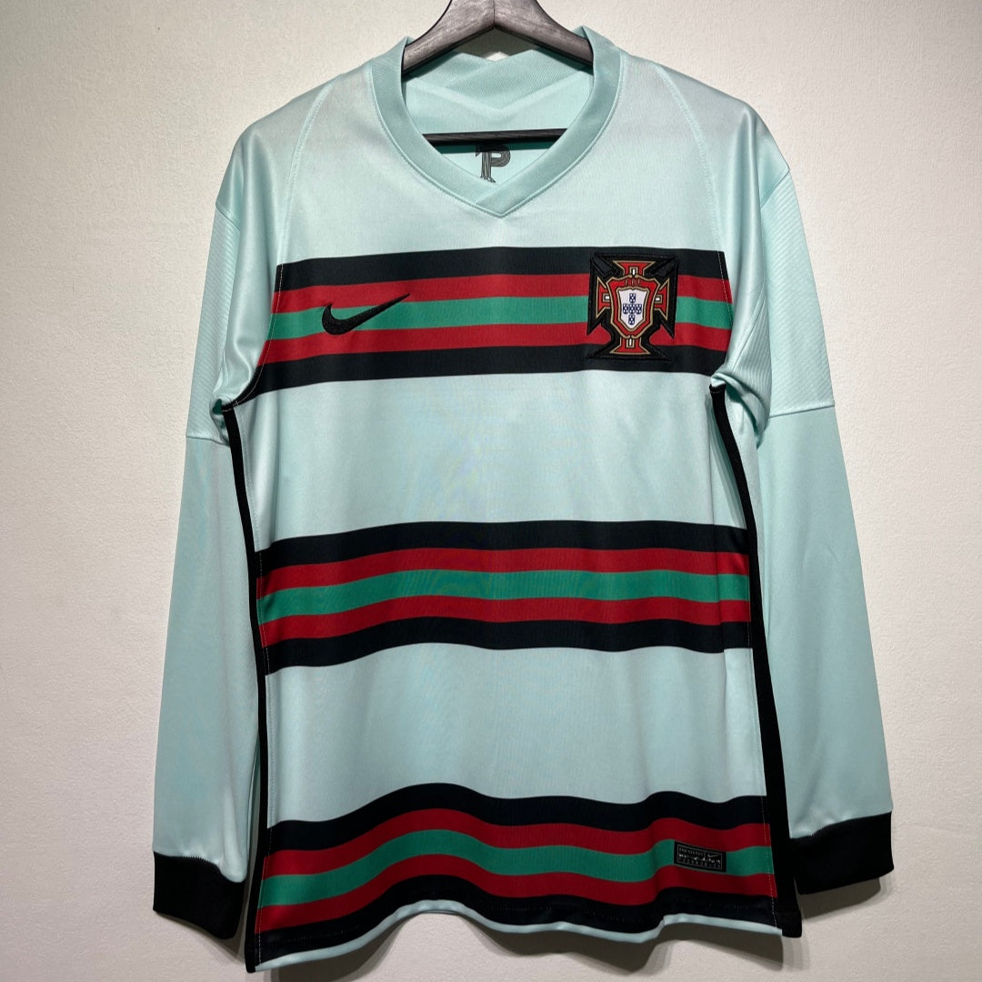 Portugal 2020 Retro Long Sleeve Away Jersey