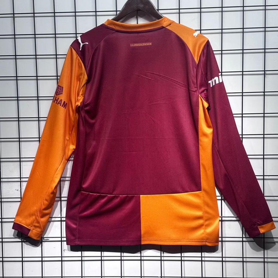 Galatasaray 2025/26 Home Long Sleeve Jersey