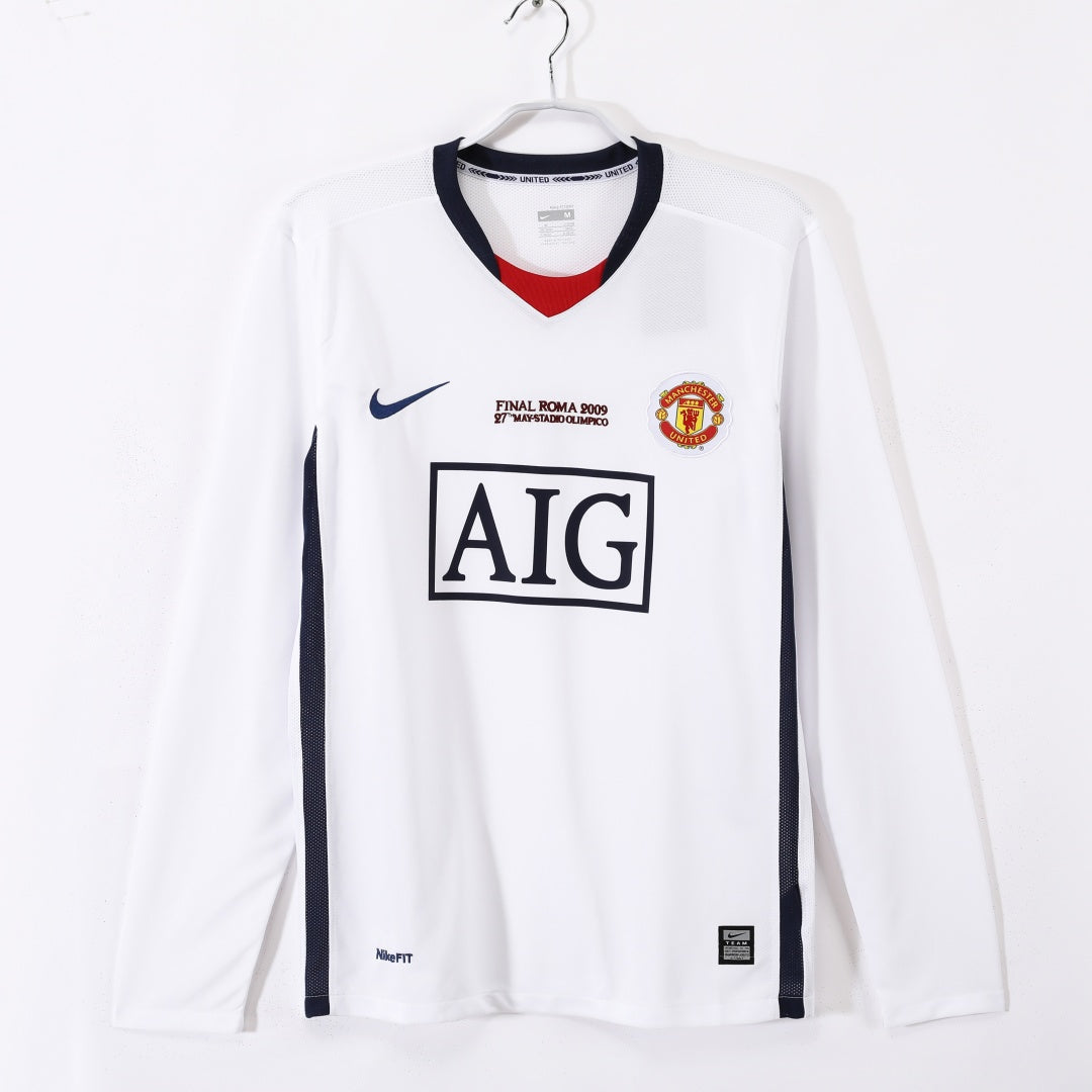 Manchester United 2008–2009 Away Retro Long Sleeve Jersey