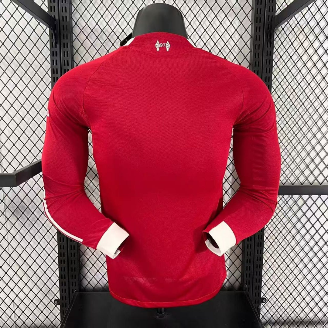 Liverpool 2025/26 Home Long Sleeve Player Jersey