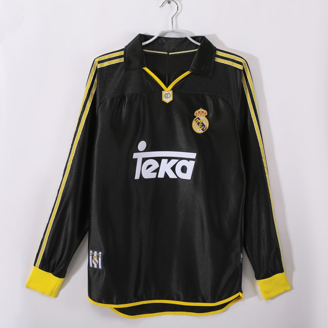 Real Madrid 1999-2001 Away Long Sleeve Retro Jersey