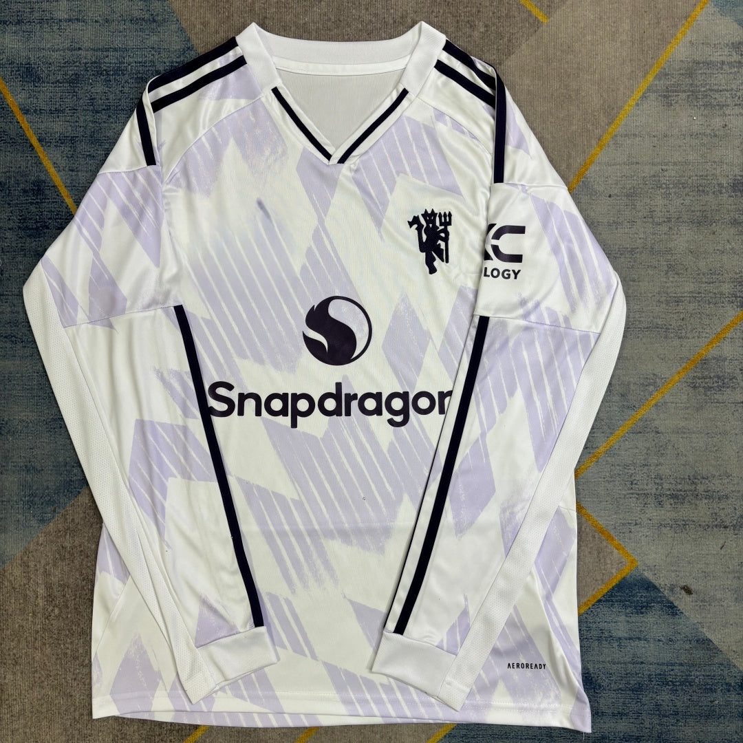 Manchester United 2025/26 Away Long Sleeve Jersey