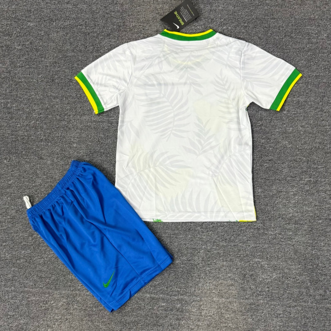 Brazil 2025/26 White Bird Special Kids Tracksuit