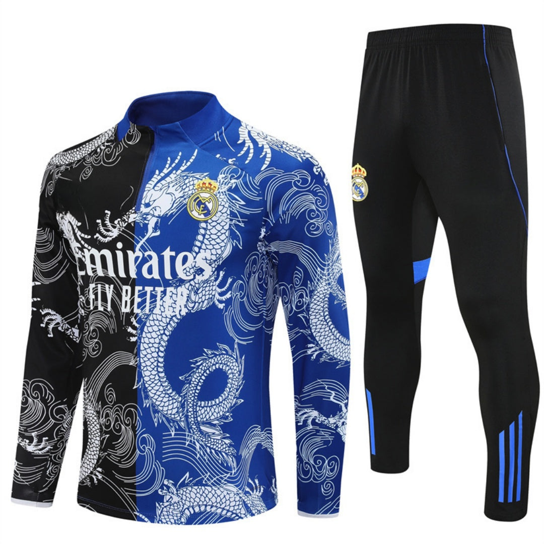 Real Madrid 2025/26 Blue Dragon Tracksuit