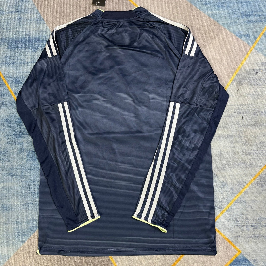Real Madrid 2025/26 Away Long Sleeve Jersey