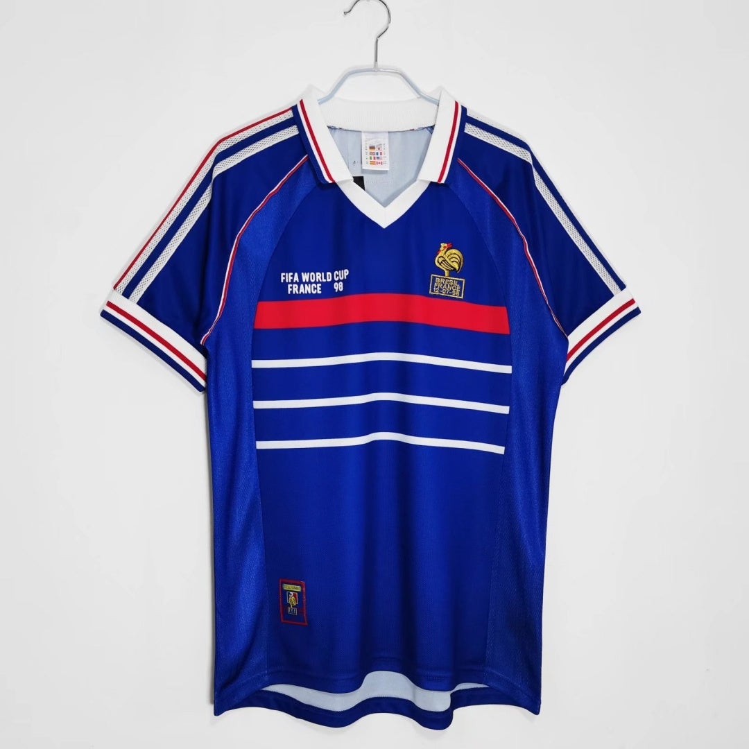 France 1998 Home Retro Jersey