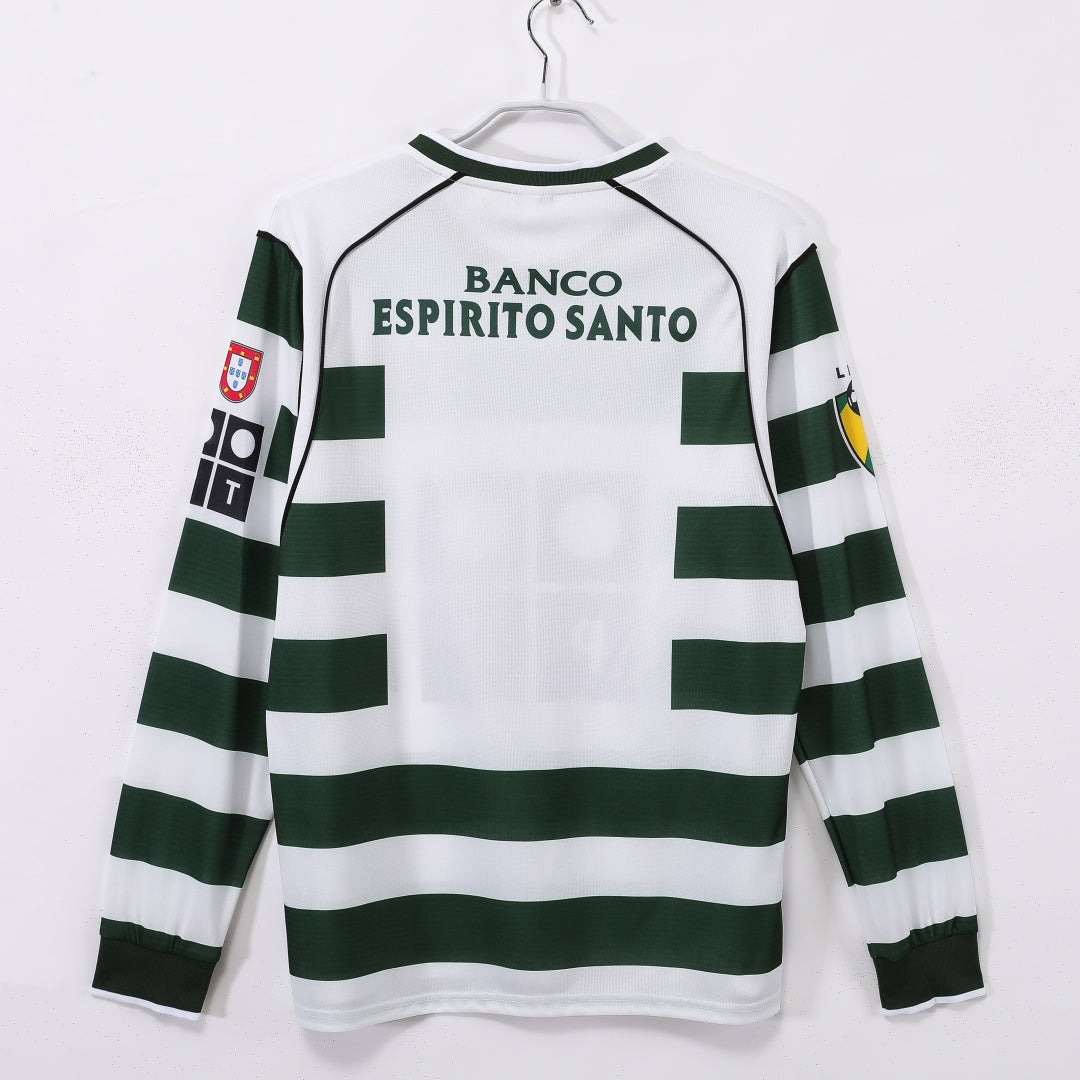 Sporting CP 2001/03 Home Retro Long Sleeve Jersey