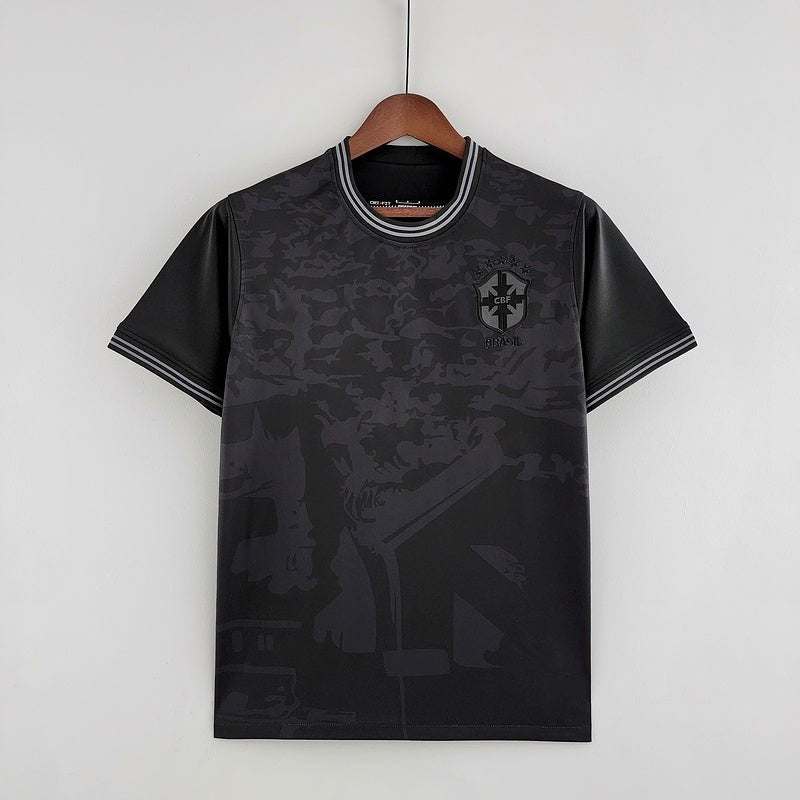 Brazil 2022 Full Black Jersey
