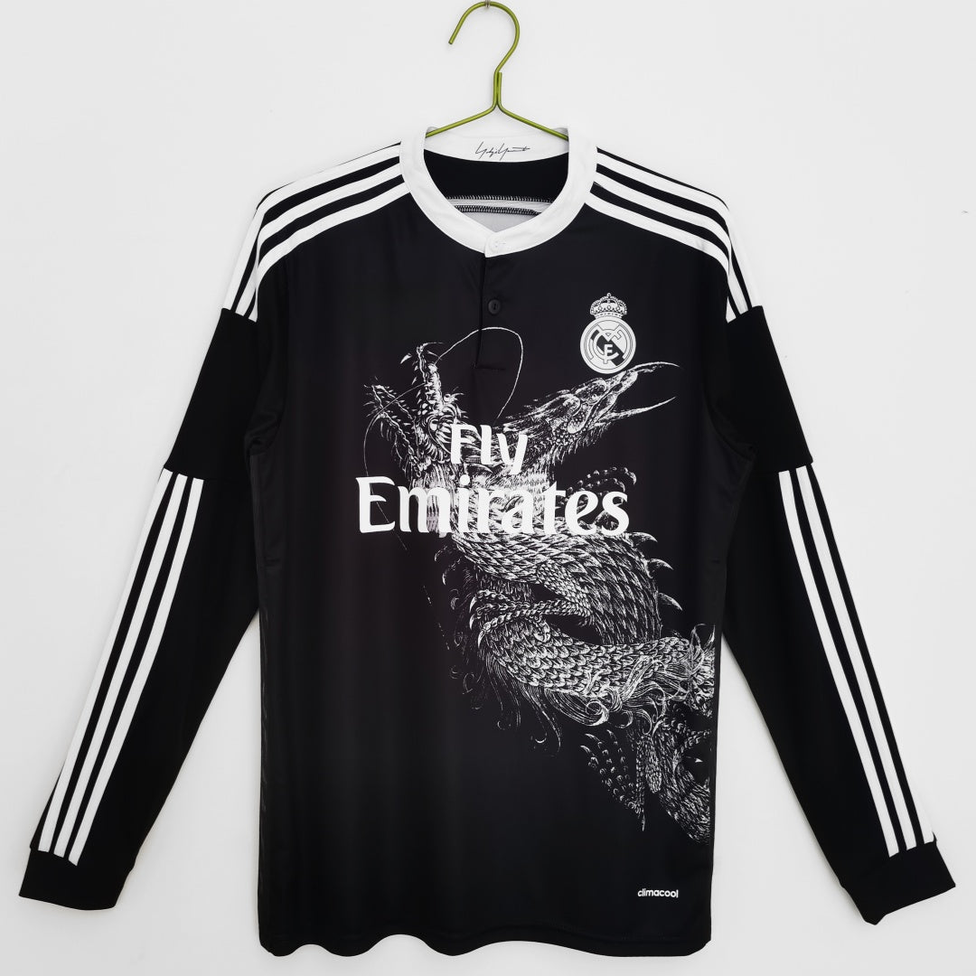Real Madrid 2014/15 Third Retro Long Sleeve Jersey