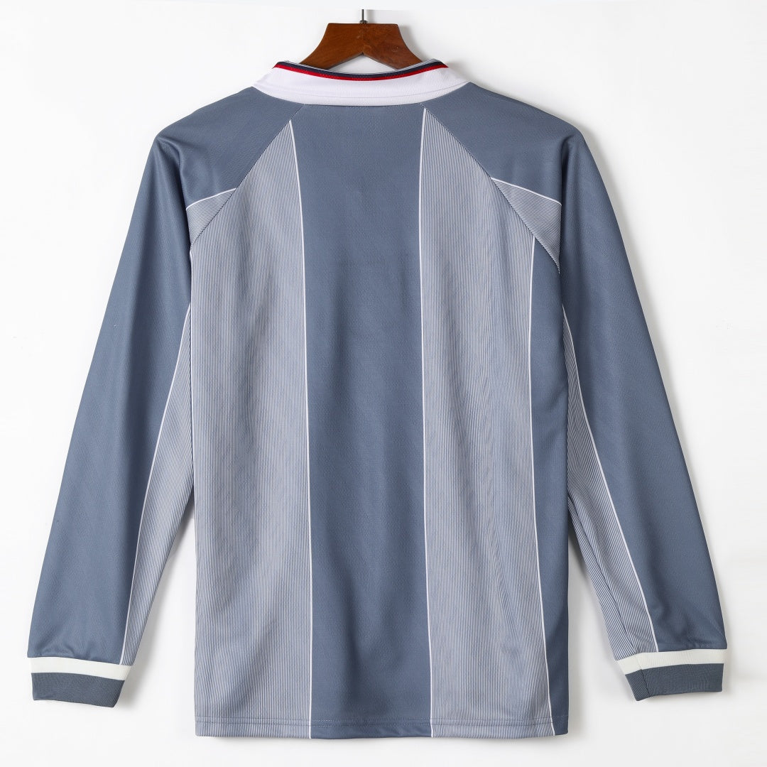 England 1996 Away Long Sleeve Retro Jersey