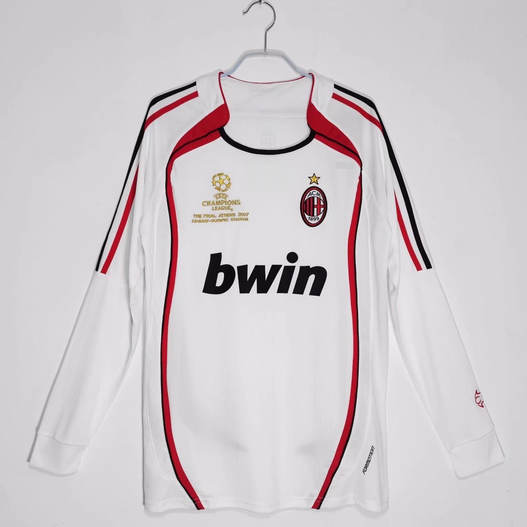 AC Milan 2006–2007 Away Retro Long Sleeve Jersey