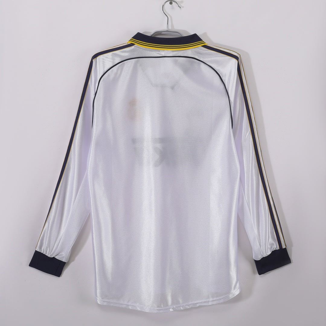 Real Madrid 1998/00 Home Retro Long Sleeve Jersey