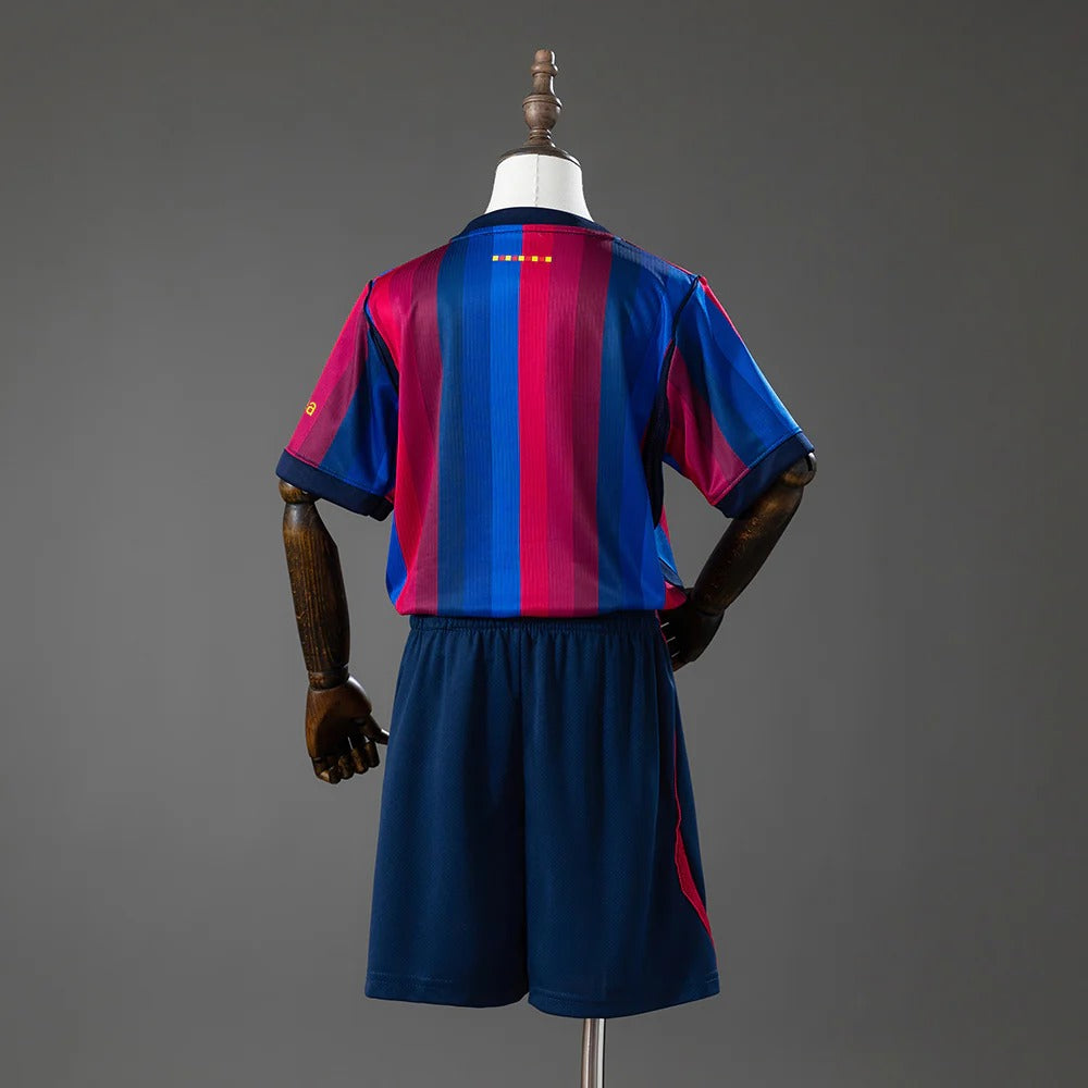 Barcelona 2025/26 Kids Home Kit