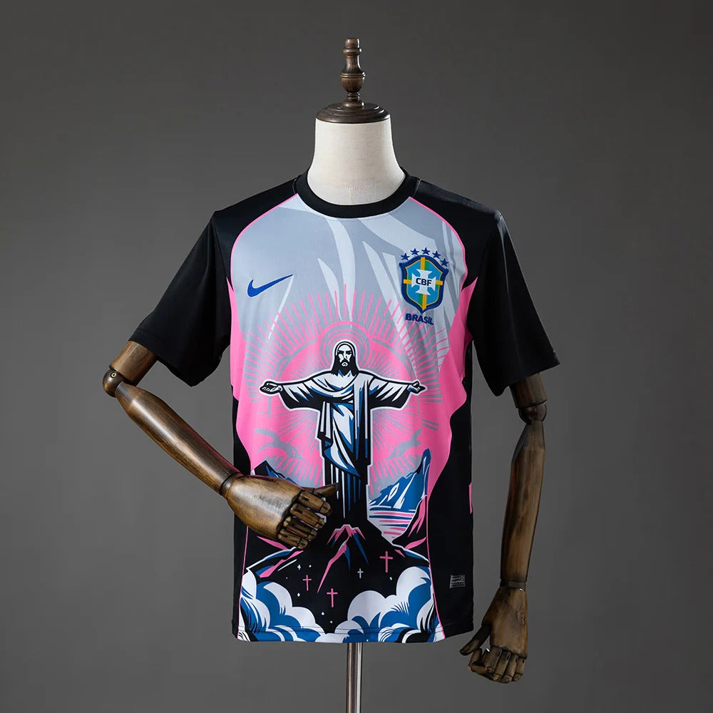 Brazil 2025/26 Jesus Pink Special Jersey