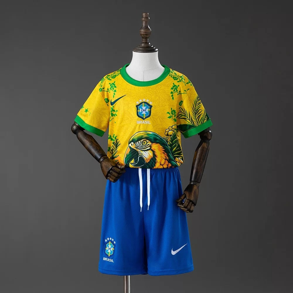Brazil 2026/27 Kids Black Special Kit