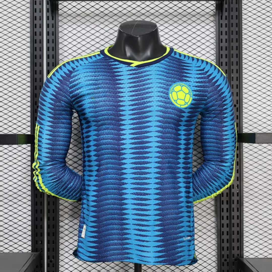Colombia 2026 Away Long Sleeve Player Version Jersey
