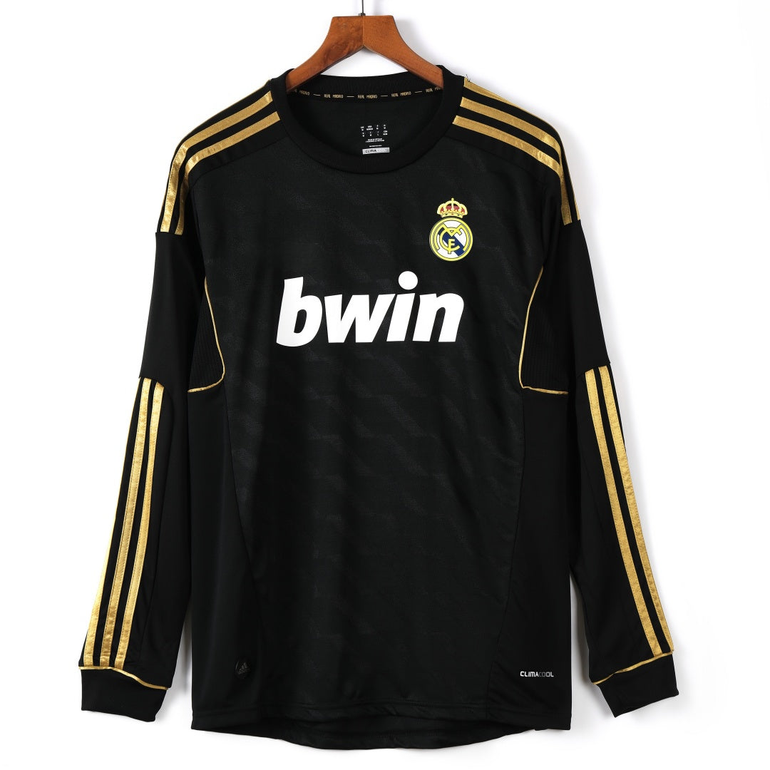 Real Madrid 2011/12 Away Retro Long Sleeve Jersey