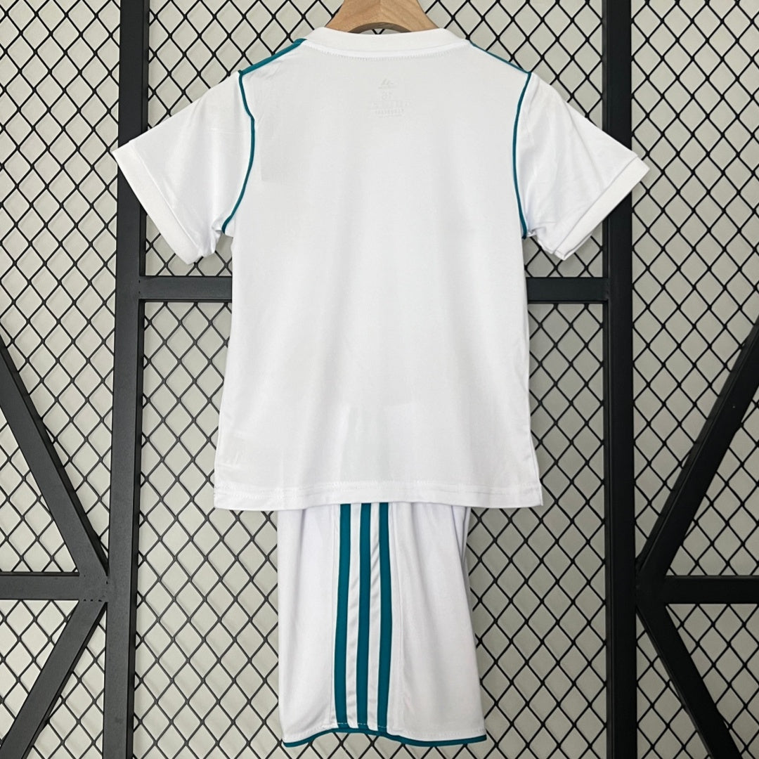 Real Madrid 2017/18 Kids Home Retro Jersey