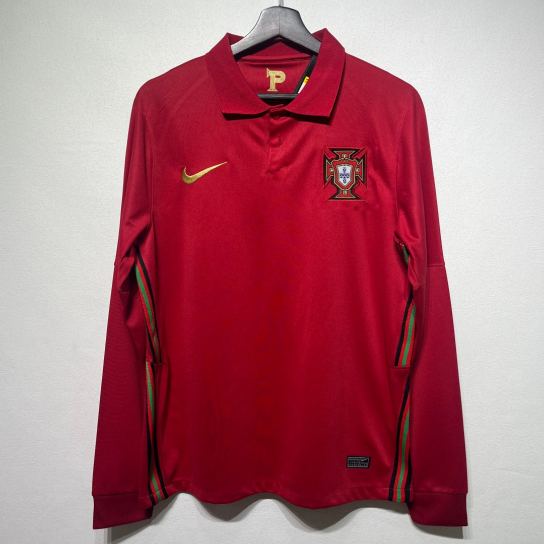 Portugal 2020 Home Long Sleeve Retro Jersey