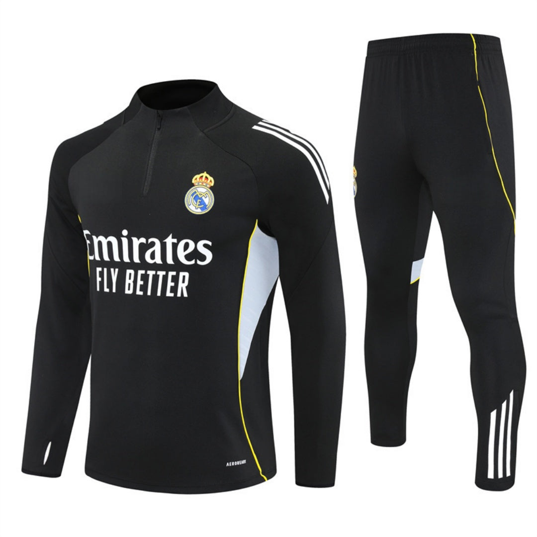 Real Madrid 2025/26 Black Special Tracksuit