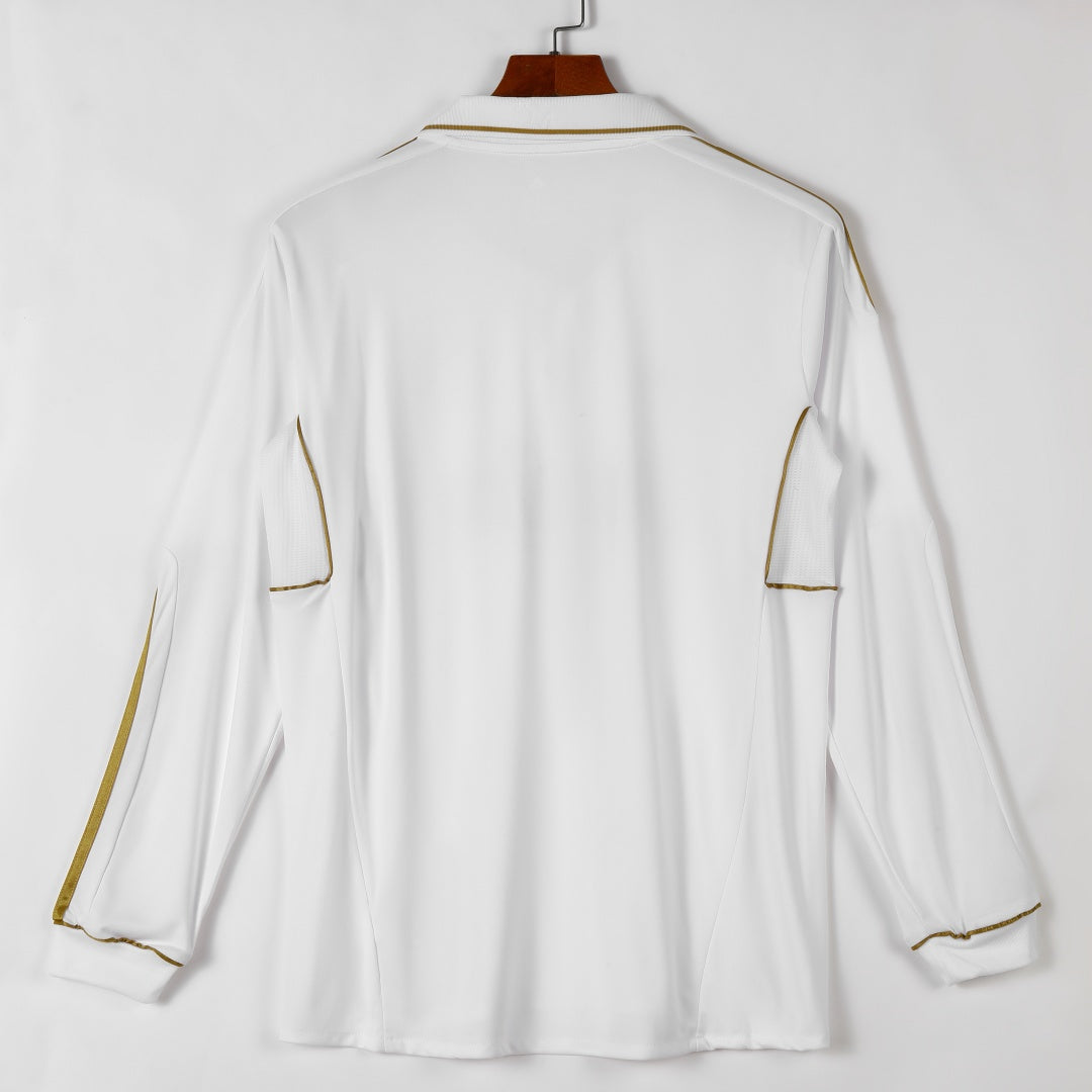 Real Madrid 2011/12 Home Retro Long Sleeve Jersey