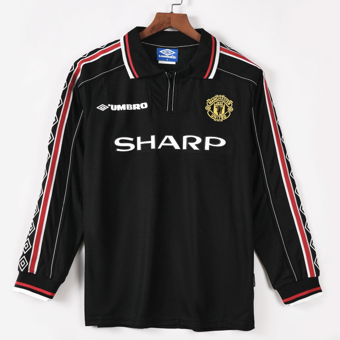 Manchester United 1998/99 Away Retro Long Sleeve Jersey