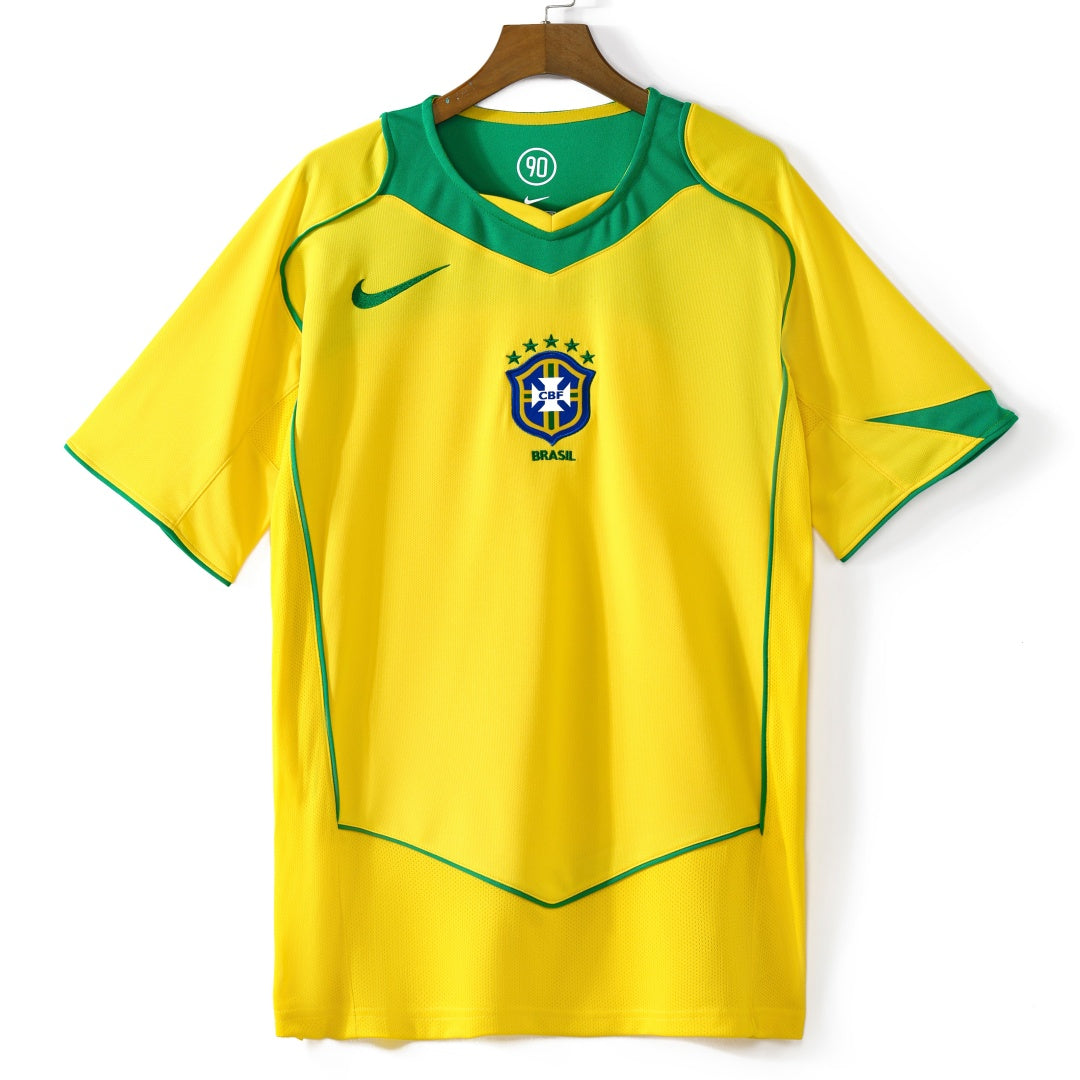 Brazil 2004 Home Retro Jersey