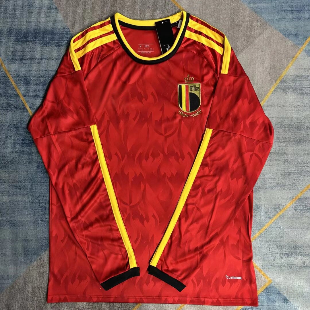 Belgium 2025/26 Home Long Sleeve Jersey