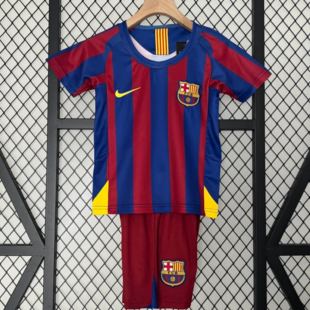 Barcelona 2005/06 Home Retro Kids Kit