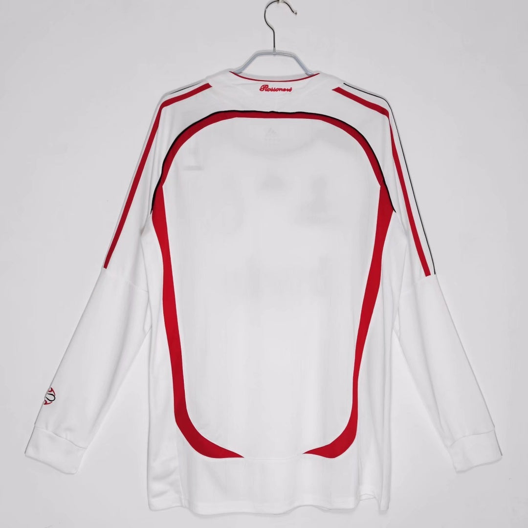 AC Milan 2006–2007 Away Retro Long Sleeve Jersey
