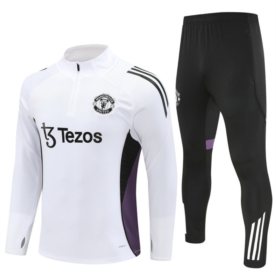 Manchester United 2025/26 White Tracksuit