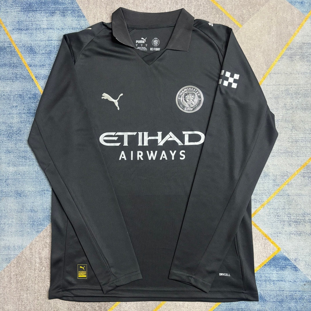 Manchester City 2025/26 Away Long Sleeve Jersey
