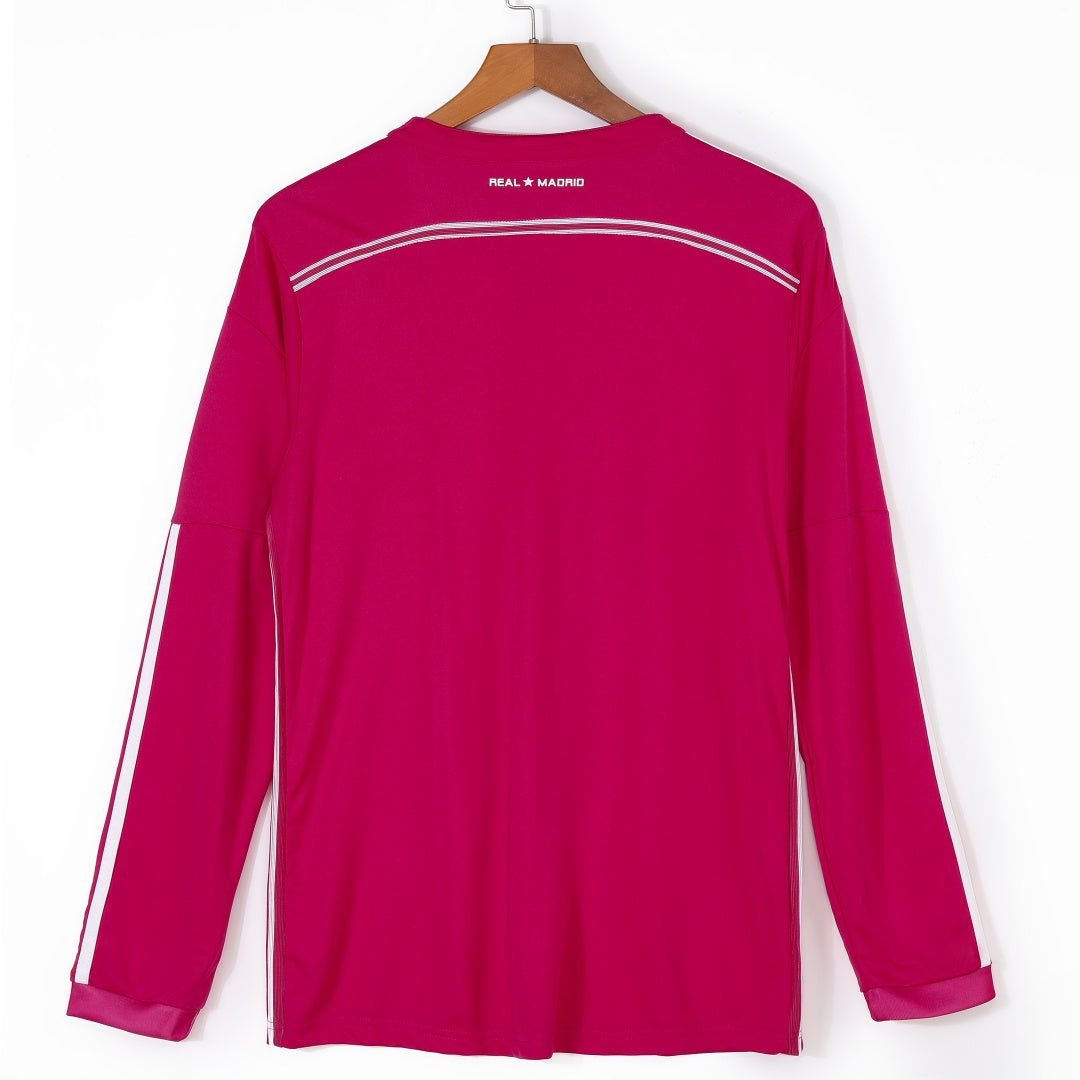 Real Madrid 2014/15 Away Retro Long Sleeve Jersey