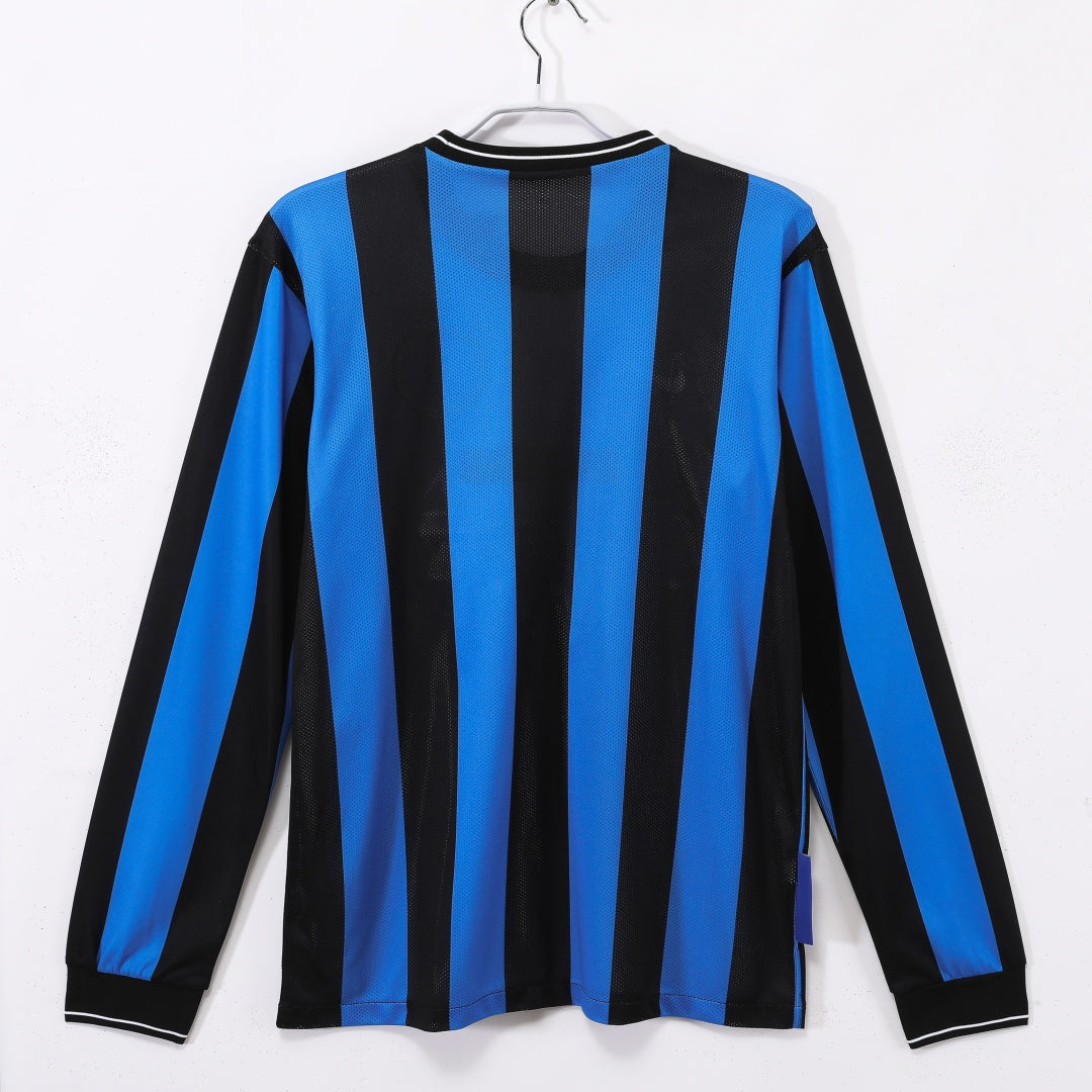 Inter Milan 2009/10 Home Retro Long Sleeve Jersey