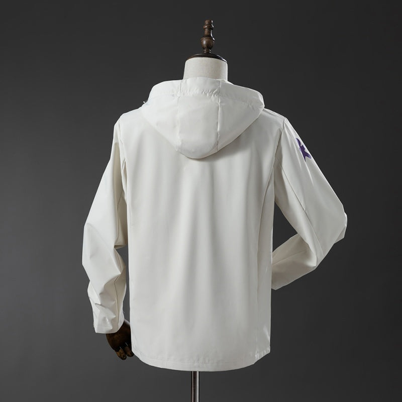 Brazil Reversible White Windbreaker Vest