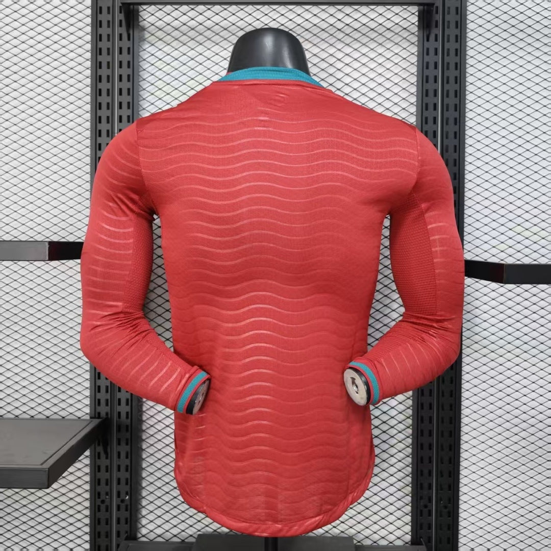 Portugal 2025/26 Home Player Long Sleeve Jersey