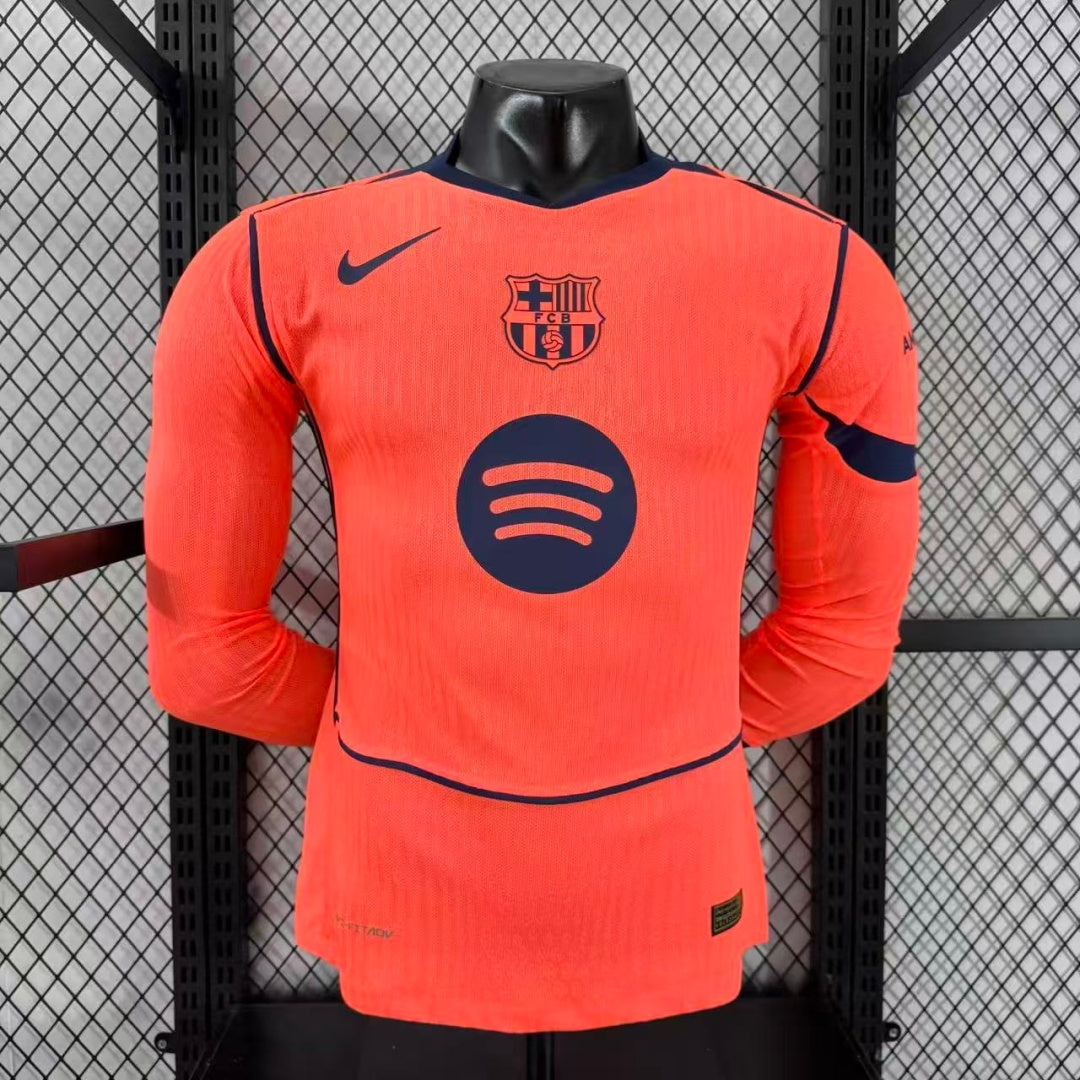 Barcelona 2025/26 Third Player Long Sleeve Jersey