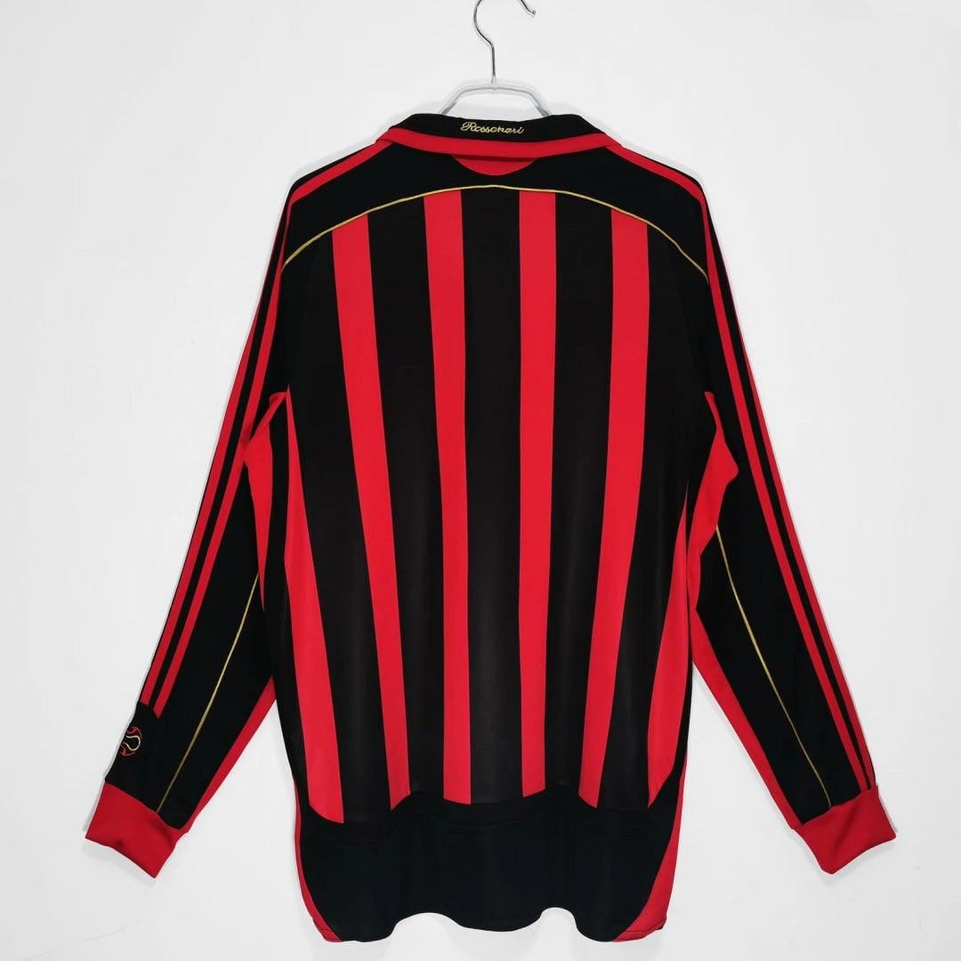 AC Milan 2006/07 Home Retro Long Sleeve Jersey