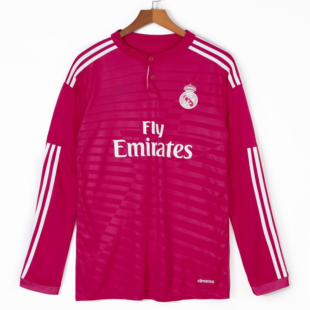 Real Madrid 2014/15 Away Retro Long Sleeve Jersey