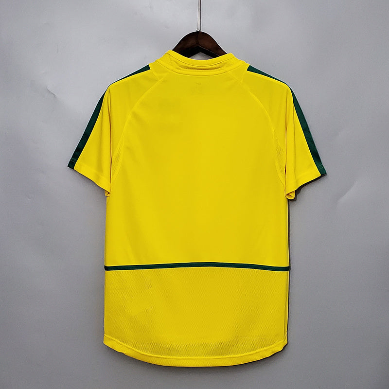Brazil 2002 Home Retro Jersey