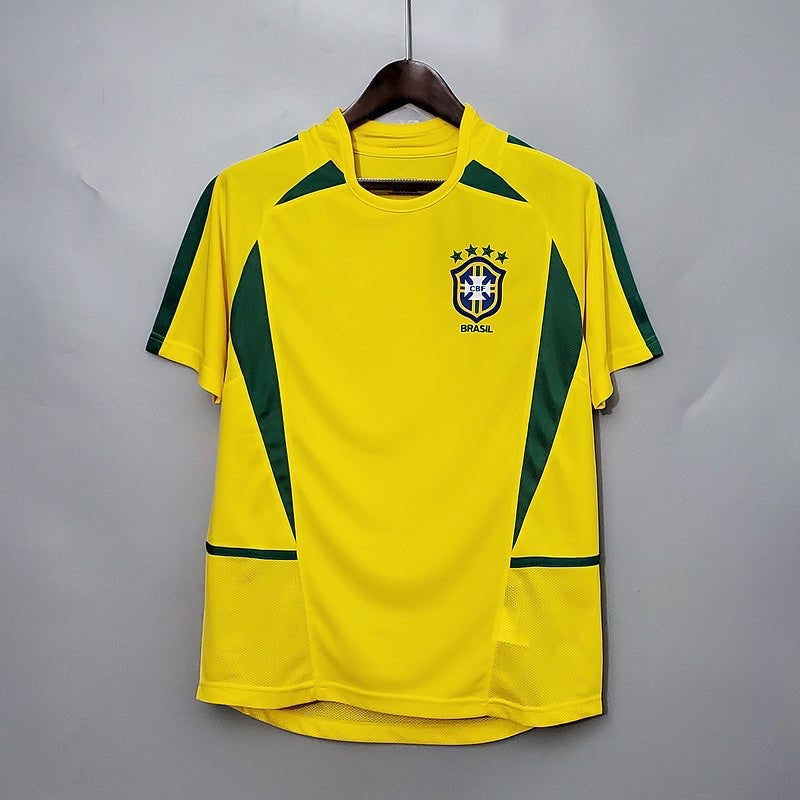 Brazil 2002 Home Retro Jersey