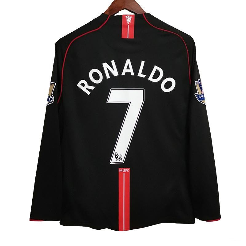 Manchester United 2007/08 Away Long Sleeve Retro Jersey