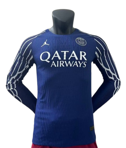 PSG 2025/26 Blue Player Long Sleeve Jersey
