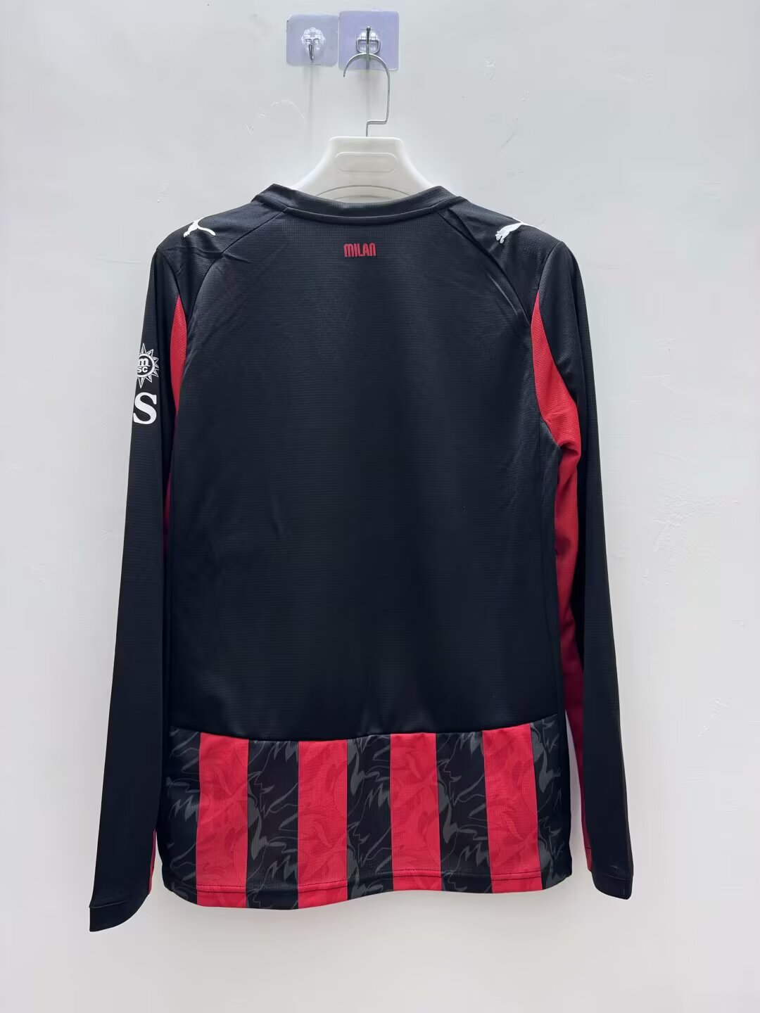 AC Milan 2025/26 Home Long Sleeve Jersey