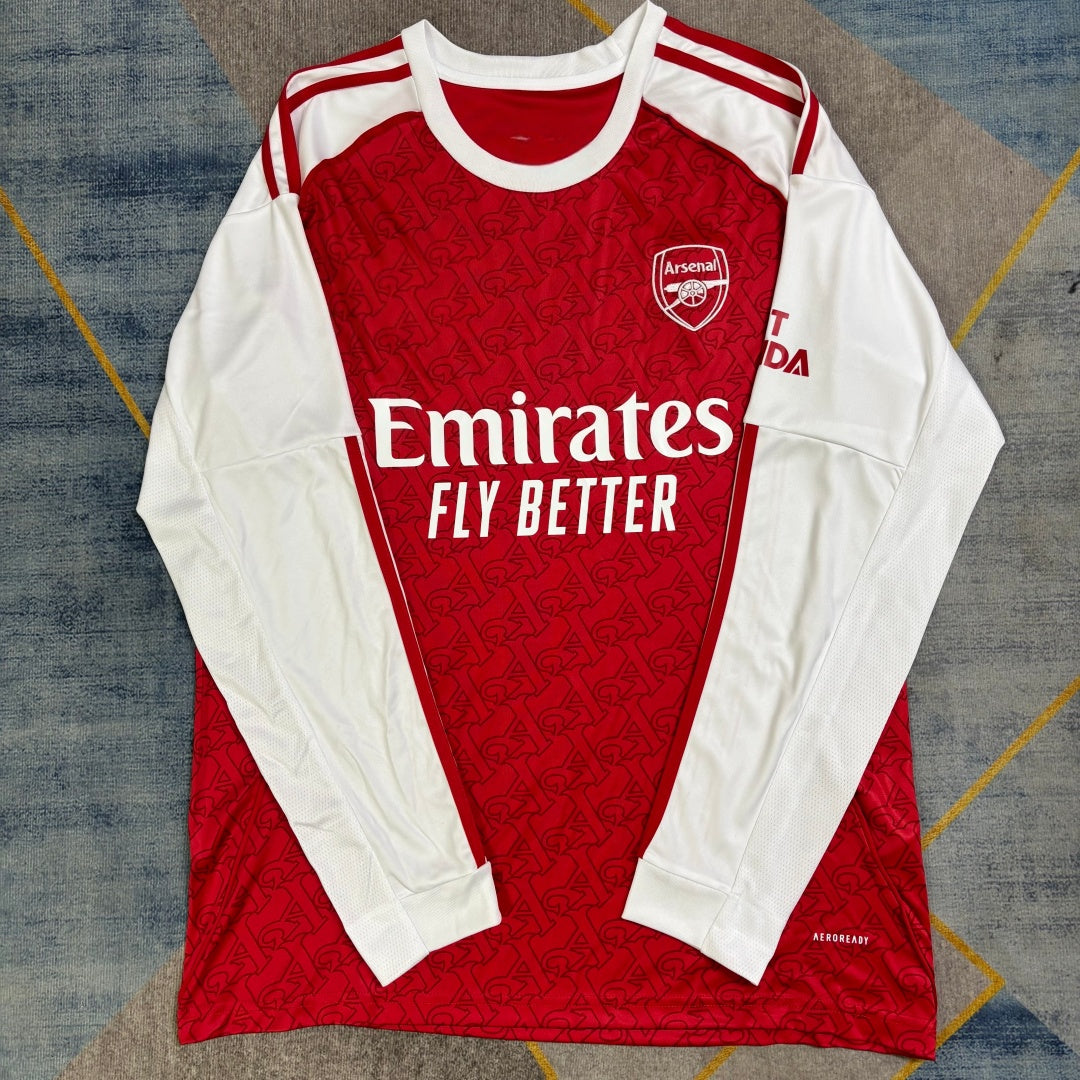Arsenal 2025/26 Home Long Sleeve Jersey