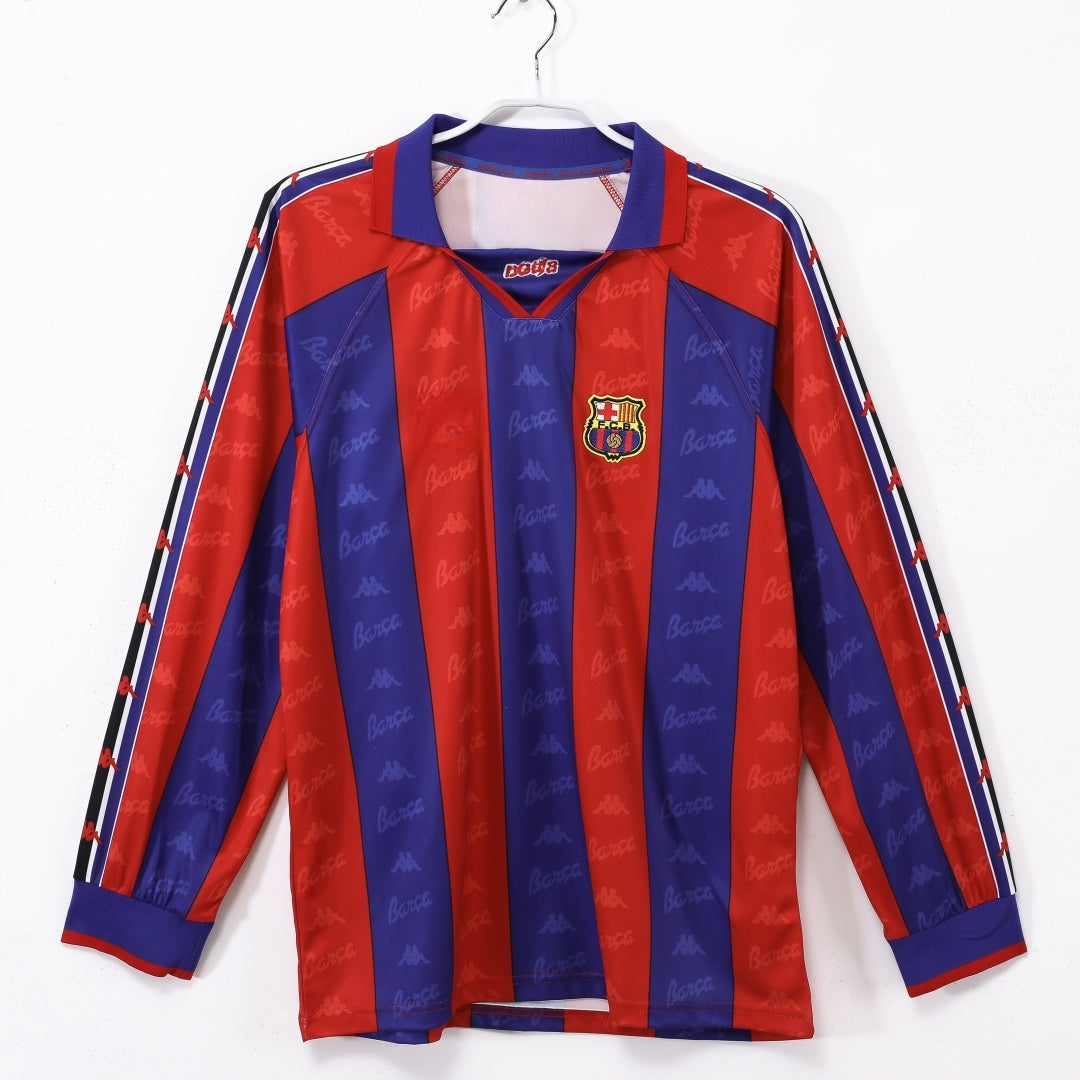 FC Barcelona 1995/97 Home Retro Long Sleeve Jersey